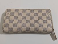 LOUIS VUITTON ジッピー　長財布ダミエアズール633