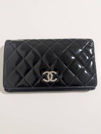CHANEL長財布　ブリリアントパテント644
