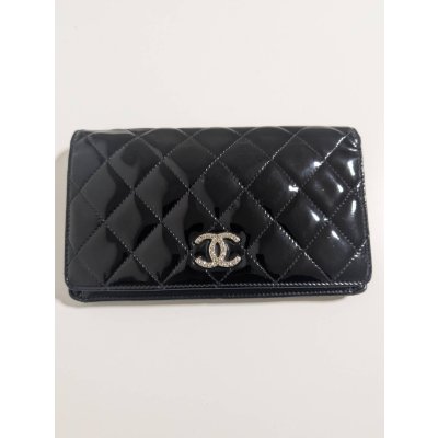 画像1: CHANEL長財布　ブリリアントパテント644