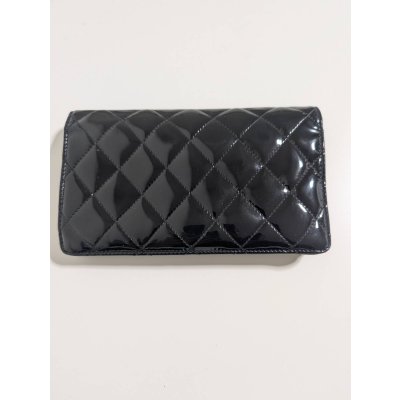 画像2: CHANEL長財布　ブリリアントパテント644