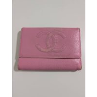 CHANEL財布　ピンクキャビアスキン646