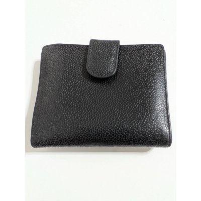 画像2: CHANELWホック財布キャビアスキン648