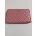 画像1: CHANELラウンドファスナー長財布ラムスキン651 (1)