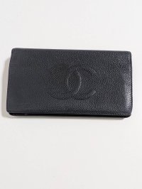 CHANEL長財布キャビアスキン654