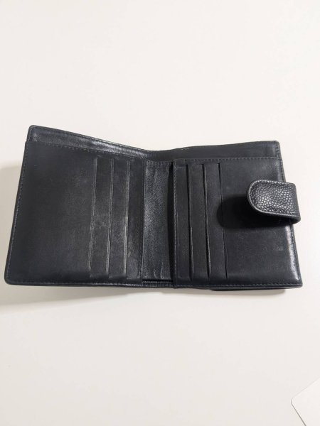 画像3: CHANELWホック財布キャビアスキン648 (3)