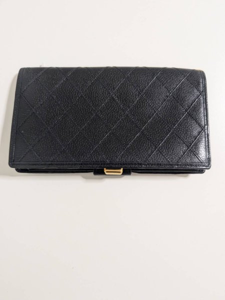 画像2: CHANELガマ口長財布 ビコローレキャビアスキン652 (2)