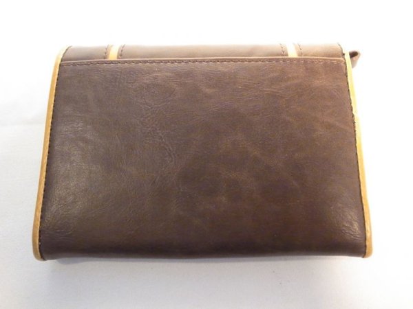 画像2: 二つ折り財布 ブラウン 161 (2)