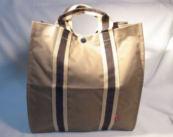 画像2: トートバック バイカラー ベージュ  177 (2)