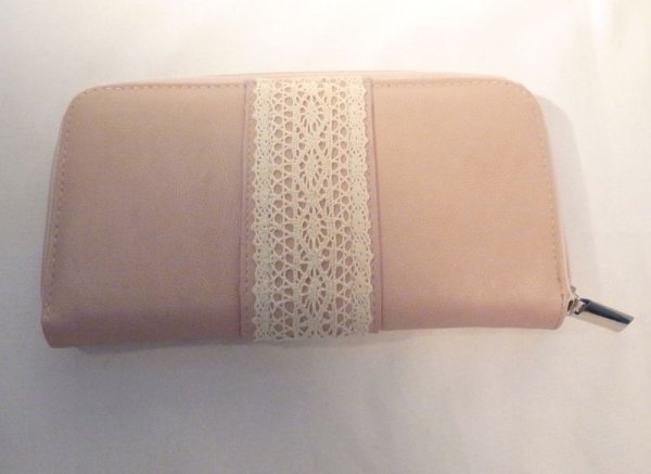 画像2: ラウンドファスナー長財布 ベージュピンク 235 (2)