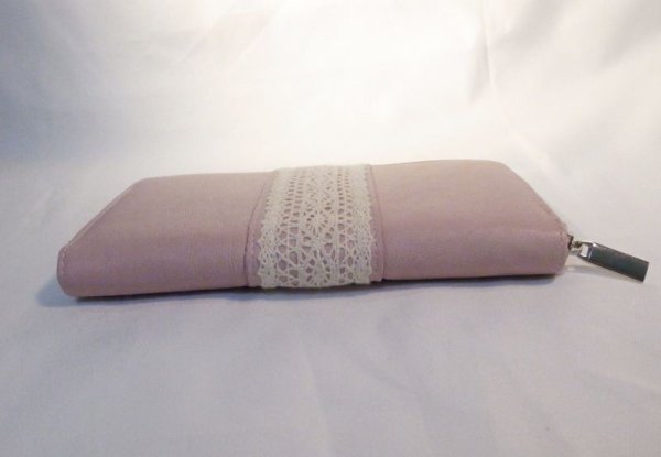 画像3: ラウンドファスナー長財布 ベージュピンク 235 (3)