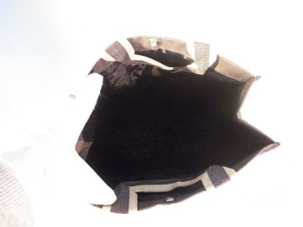 画像4: トートバック バイカラー ブラウン  446 (4)