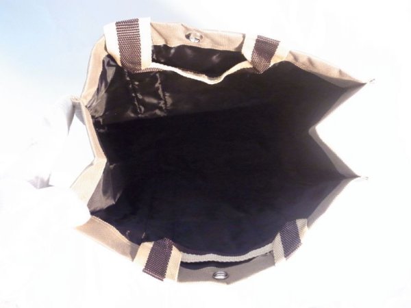 画像4: トートバック バイカラー ベージュ  451 (4)