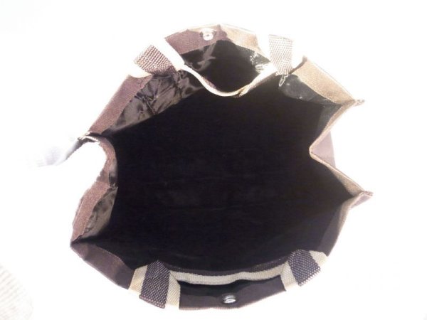 画像3: トートバック　バイカラー　ブラウン　 442 (3)