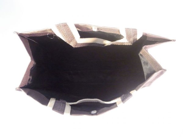 画像4: トートバック バイカラー ブラウン  434 (4)