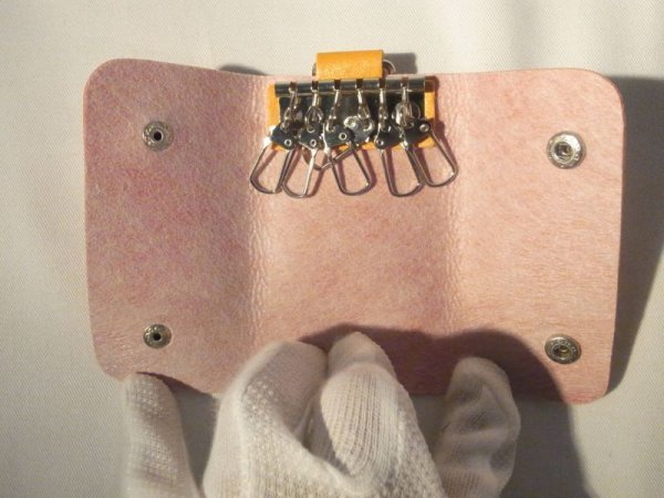 画像4: キーケース　６連　イエロー　433 (4)