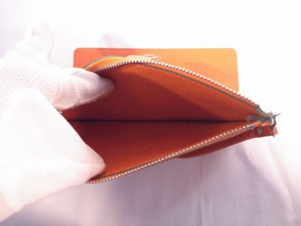 画像5: ストラップ付き長財布　オレンジ　566 (5)