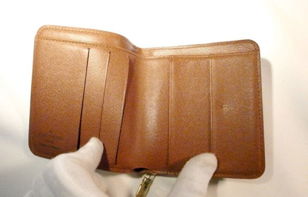 画像3: LOUIS VUITTON モノグラム 二つ折り財布 033 (3)