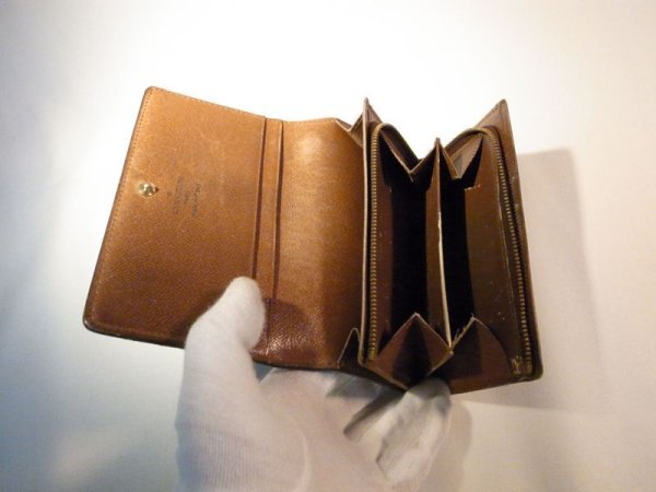 画像3: LOUIS VUITTON モノグラム 二つ折り財布　017 (3)