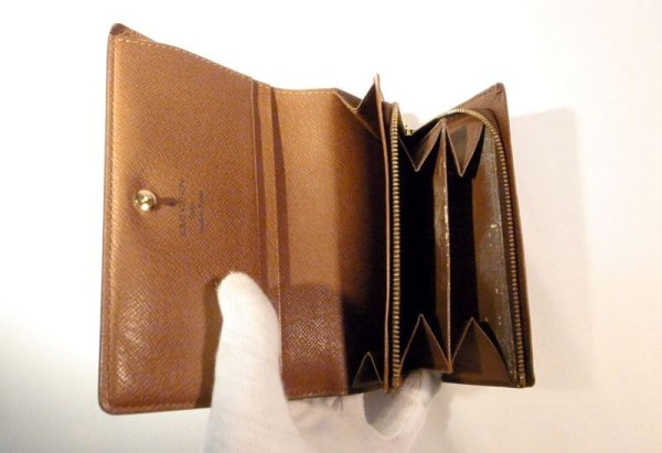 画像3: LOUIS VUITTON モノグラム 二つ折り財布 030 (3)