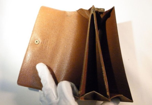 画像3: LOUIS VUITTON モノグラム 長財布 035 (3)